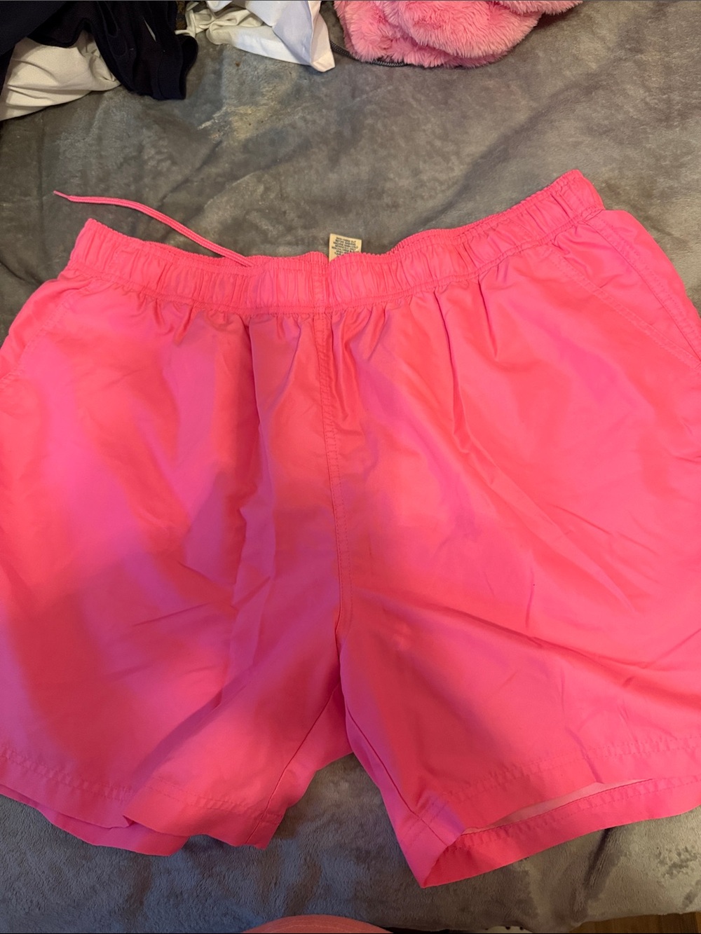 Faded Glory Neon Pink Men’s Swim Trunks